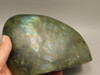 Steer Skull Western Figurine Labradorite Cowboy 5.5 inch Carving #O133