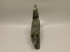 Howling Wolf Moon Figurine Labradorite 4.3 inch Coyote Carving #O308