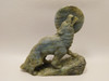 Howling Wolf Moon Figurine Labradorite 4 inch Coyote Carving #O66