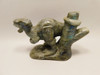 Dinosaur Carving Figurine Labradorite 4.5 inch Carved Tyrannosaurus Rex #O24