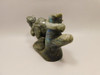 Dinosaur Carving Figurine Labradorite 4.5 inch Carved Tyrannosaurus Rex #O24