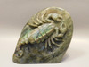 Scorpion Carving Figurine Animal Labradorite Hand Carved Rock #O233