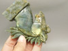 Horse Head Figurine Labradorite Stone Animal 3.9 inch Carving #O220