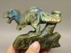 Dinosaur Carving Figurine Labradorite 4 inch Carved Tyrannosaurus Rex #O314