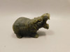 Hippopotamus Figurine Labradorite Carved 2.6 inch Stone Animal #O295