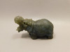 Hippopotamus Figurine Labradorite Carved 2.6 inch Stone Animal #O295