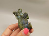 Hippopotamus Figurine Labradorite Carved 2.6 inch Stone Animal #O295