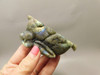 Rabbit Labradorite 3.2 inch Easter Bunny Animal Carving #O364
