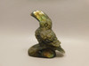 Toucan Bird Figurine Labradorite Rock Animal Carving Stone #O361
