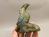 Toucan Bird Figurine Labradorite Rock Animal Carving Stone #O361