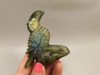 Toucan Bird Figurine Labradorite Rock Animal Carving Stone #O361