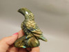 Toucan Bird Figurine Labradorite Rock Animal Carving Stone #O361
