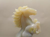 Horse Figurine Gray Agate 8 inch Gemstone Animal Carving #O345
