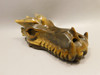 Dragon Head Tiger-Eye Hand-Carved Fantasy Stone Carving #O186