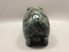 Hippopotamus Stone Figurine 6 inch Kabamba Jasper Animal Carving #O129