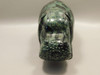 Hippopotamus Stone Figurine 6 inch Kabamba Jasper Animal Carving #O129