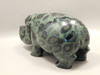Hippopotamus Stone Figurine 6 inch Kabamba Jasper Animal Carving #O129