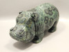 Hippopotamus Stone Figurine 6 inch Kabamba Jasper Animal Carving #O127