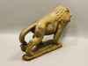 Lion Figurine Tiger-eye 7 Inch Hand Carved Gemstone Animal #O221