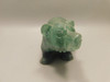 Bear Figurine Gemstone Carved Animal Green Fluorite #O432