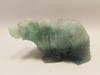 Bear Figurine Gemstone Carved Animal Green Fluorite #O432