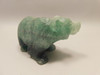 Bear Figurine Gemstone Carved Animal Green Fluorite #O432