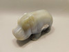 Hippopotamus Figurine Agate 4 inch Gemstone Animal Carving #O510
