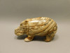 Hippopotamus Figurine Kalahari Jasper Animal Carving #O384