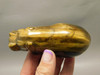 Hippopotamus Figurine Tiger-eye 4 inch Animal Gemstone Carving #O507