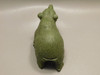 Bear Figurine Gemstone Animal Carving Green Verdite 4 inch #O1
