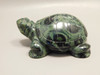 Turtle Figurine Green Kabamba Jasper  3 inch Animal Carving #O2