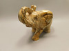 Elephant Figurine 4 inch Kalahari Jasper Animal Carving #O283