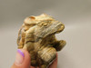 Hedgehog Figurine Stone Animal Carving Kalahari Jasper 3.15 inch #O287