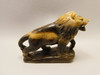 Lion Figurine Carving Kalahari Jasper 3.8 Inch Stone Animal #O347