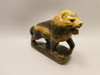 Lion Figurine Carving Kalahari Jasper 3.8 Inch Stone Animal #O347