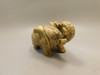 Elephant Figurine Kalahari Picture Jasper Animal Carving #O150