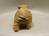 Bear Figurine Stone Animal Carving Kalahari Jasper 3.2 inch #O80
