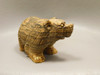 Bear Figurine Stone Animal Carving Kalahari Jasper 3.2 inch #O80