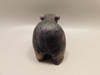 Bear Figurine Gemstone Animal Carving Purple Fluorite Crystal #O44