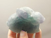 Rabbit Figurine Gemstone Animal Carving Purple Fluorite #O431