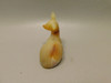 Deer Figurine Agate Gemstone Animal Carving #O168