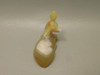Deer Figurine Agate Gemstone Animal Carving #O1