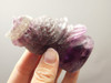 Owl Figurine 3.2 inch Animal Carving Purple Green Fluorite Crystal #O414