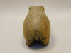 Hippopotamus Figurine Tiger-eye 3.2 inch Animal Carving Totem #O8