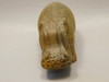 Hippopotamus Figurine Tiger-eye 3.2 inch Animal Carving Totem #O8