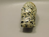 Hippopotamus Figurine Dalmatian Jasper 3 inch Animal Carving #O1