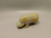 Hippopotamus Figurine Agate 3 inch Gemstone Animal Carving #O509