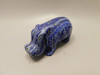 Hippopotamus Figurine Lapis Lazuli 3 inch Animal Carving #O37