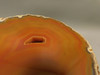 Brazilian Agate Polished Stone Slab Orange Banded Rock #O2