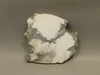 Howlite Unpolished Stone Slab White Rough Rock Lapidary #O1